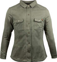 John Doe Motoshirt Basic,  blouse/jacket women,  color: Dark Green,  size: M