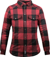 John Doe Motoshirt,  blouse/jacket women,  color: Black/Red,  size: L