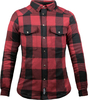 John Doe Motoshirt,  blouse/jacket women,  color: Black/Red,  size: XXL