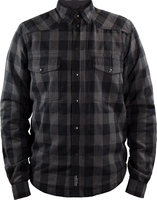 John Doe Motoshirt,  shirt/textile jacket,  color: Grey/Black,  size: 3XL