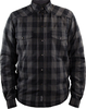 John Doe Motoshirt,  shirt/textile jacket,  color: Grey/Black,  size: XL