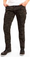 John Doe Stroker XTM,  cargo pants,  color: Black/Dark Green (Camouflage),  size: 34/36