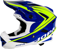Jopa Flash,  MTB helmet,  color: Blue/Neon-Yellow,  size: XS