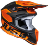 Just1 J18-F Hexa,  motocross helmet,  color: Matt Black/Orange,  size: M