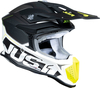 Just1 J18-F Hexa,  motocross helmet,  color: Matt Black/White/Neon-Yellow,  size: XS