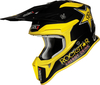 Just1 J18 Rockstar,  cross helmet,  color: Black/Yellow,  size: XXL
