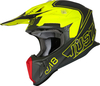 Just1 J18 Vertigo,  cross helmet,  color: Matt Grey/Neon-Yellow/Red,  size: XXL