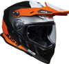 Just1 J34 Adventure Pro Outerspace,  adventure helmet,  color: Matt Black/Grey/Orange/White,  size: S