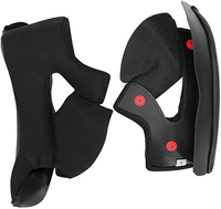Just1 J38,  cheeck pads,  color: Black,  size: S
