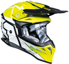 Just1 J39 Poseidon,  cross helmet,  color: Matt Neon-Yellow/White/Black,  size: L