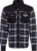 King Kerosin Motor Gear - Kustom Kulture,  shirt/textile jacket,  color: Black/White,  size: L