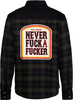 King Kerosin Motor Gear - Never f.ck a f.cker,  shirt/textile jac,  color: Black/Dark Green,  size: XXL