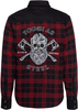 King Kerosin Motor Gear - Tough as Steel,  shirt/textile jacket,  color: Black/Red,  size: XL