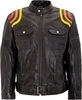 King Kerosin Racer Stripes,  leather jacket