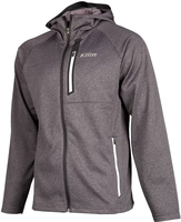 Klim Alpha Hoodie,  functional jacket,  color: Grey/White,  size: L