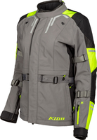 Klim Altitude S23,  textile jacket Gore-Tex women,  color: Grey/Black/Neon-Yellow,  size: XL