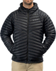 Klim Arete Hooded,  down jacket,  color: Black,  size: L