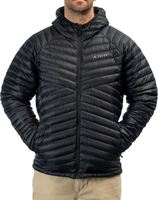 Klim Arete Hooded,  down jacket,  color: Black,  size: L