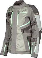 Klim Artemis S23,  textile jacket Gore-Tex women,  color: Grey/Dark Grey/Mint-Green,  size: XXL