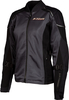 Klim Avalon S23,  textile jacket women,  color: Black/Dark Grey,  size: XS