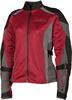 Klim Avalon S23,  textile jacket women,  color: Dark Red/Grey/Black,  size: XS