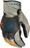 Klim Badlands Aero Pro,  gloves short,  color: Grey/Dark Grey/Petrol/Orange,  size: S