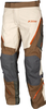 Klim Badlands Pro,  textile pants Gore-Tex,  color: Light Brown/Beige/Grey/Orange,  size: Long 38