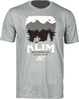 Klim Badlands,  t-shirt,  color: Light Grey/White/Grey/Black,  size: M