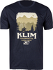 Klim Badlands,  t-shirt,  color: White/Petrol,  size: L