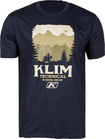 Klim Badlands,  t-shirt,  color: White/Petrol,  size: L