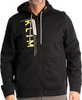 Klim Barracks,  zip hoodie,  color: Black/Neon-Yellow,  size: S