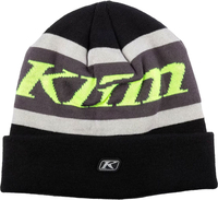 Klim Belmont Point,  beanie,  color: Black/Neon-Yellow/Grey,  size: One Size