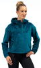 Klim Cascade 1/4 Zip Crop,  hoodie women,  color: Petrol,  size: L