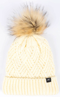 Klim Chevron Pom,  beanie women,  color: Beige,  size: One Size