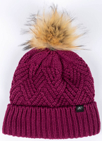 Klim Chevron Pom,  beanie women,  color: Purple,  size: One Size