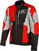 Klim Dakar,  textile jacket,  color: Black/Light Grey/Red,  size: S