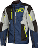 Klim Dakar,  textile jacket,  color: Dark Blue/Light Grey/Black/Neon-Yellow,  size: S