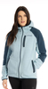 Klim Darby Canyon,  zip hoodie women,  color: Light Blue/Petrol,  size: XXL