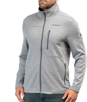 Klim Echo Wool Fleece,  textile jacket,  color: Light Grey,  size: M