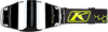 Klim Edge Hex,  goggles mirrored,  color: Neon-Yellow Dark-Tinted Silver-Mirrored,  size: One Size