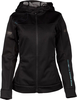 Klim Evolution Hoodie,  textile jacket women,  color: Black/Petrol,  size: XS