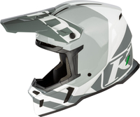 Klim F5 Koroyd Ascent S21 Mips,  cross helmet,  color: White/Light Grey/Grey,  size: XXL