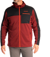 Klim Glacier Hoodie,  functional jacket,  color: Dark Red/Black,  size: M