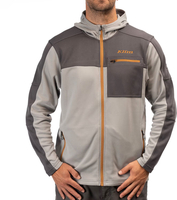Klim Glacier Hoodie,  functional jacket,  color: Light Grey/Dark Grey,  size: L