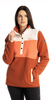 Klim High Pile Mountain,  pullover women,  color: Dark Orange/Orange/Beige,  size: S