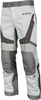 Klim Induction,  textile pants,  color: Light Grey/Grey,  size: Long 36