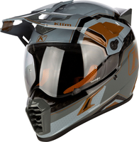 Klim Krios Pro Rally,  adventure helmet,  color: Light Grey/Grey/Black/Bronze,  size: 3XL