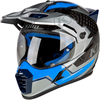 Klim Krios Pro Ventura,  adventure helmet,  color: Black/Grey/Blue,  size: 3XL