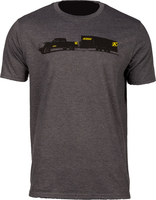 Klim Life,  t-shirt,  color: Dark Grey/Black,  size: M