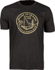 Klim Made In Idaho,  t-shirt,  color: Black/Gold,  size: L